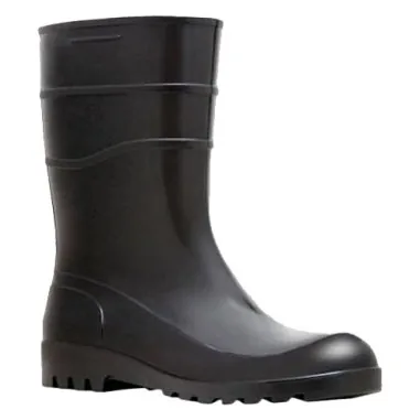 Bota De PVC Impermeável Preta cano Curto Fujiwara